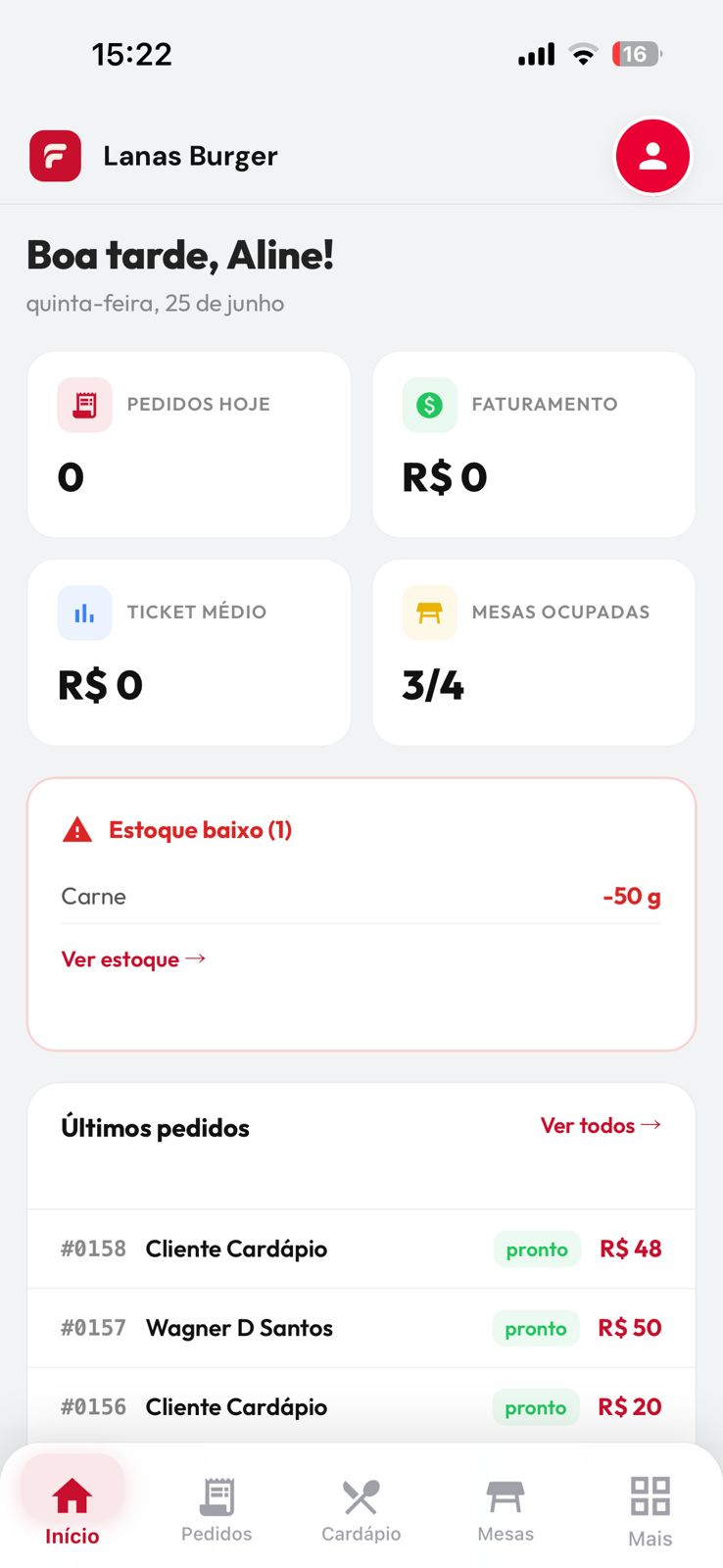 Print do Fluxa Kitchen